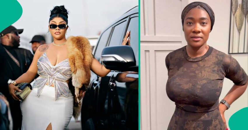 Nollywood actress Angela Okorie during a public appearance as online discussions push her name to Google Trends.