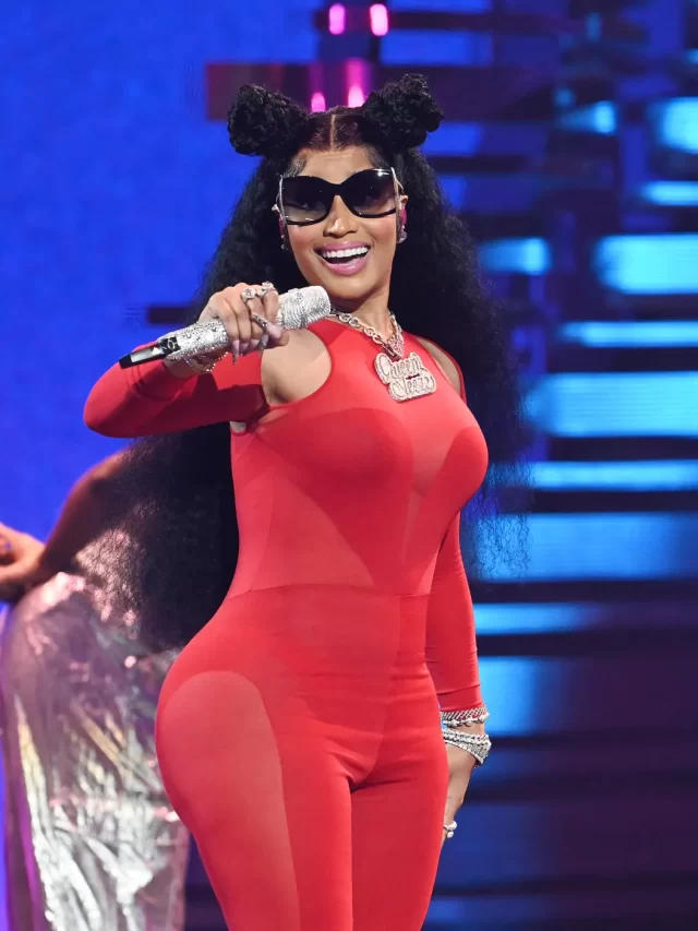 Nicki Minaj during a public appearance as her name trends globally amid renewed debates about her influence in hip-hop.