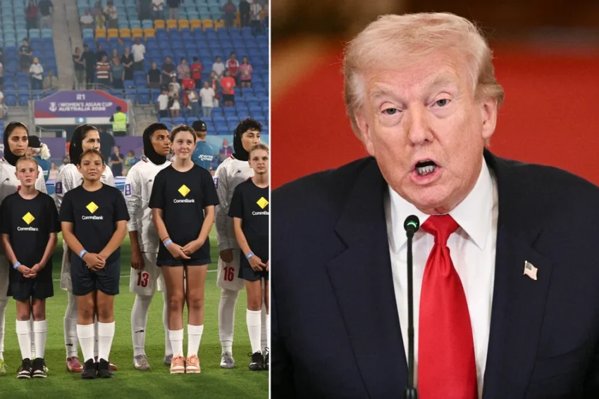 Donald Trump calls on Australia to grant asylum to Iranian women's national soccer team players