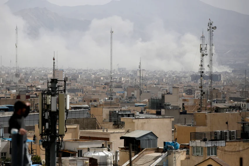 US military aircraft involved in operations related to Iran airspace control.