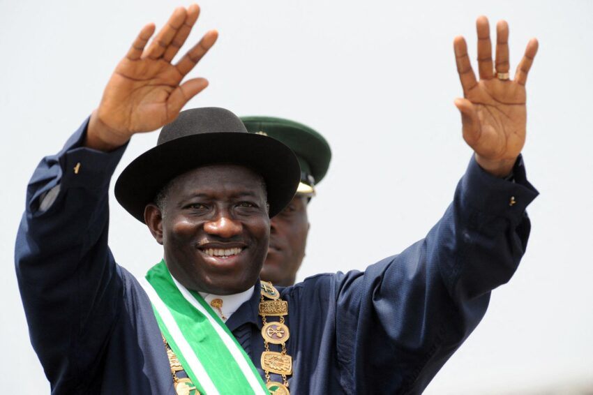 Goodluck Jonathan speaking about leadership and reflecting on his presidency in Nigeria