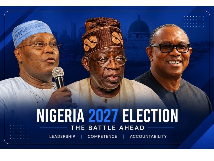 Tinubu Atiku and Peter Obi ahead of Nigeria 2027 election discussions