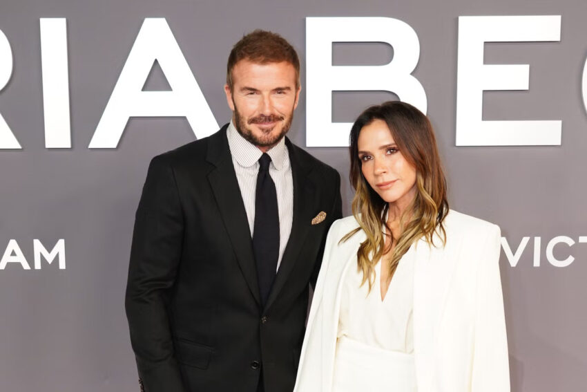 David Beckham during a public appearance after reports revealed he became the UK’s first billionaire sportsperson.