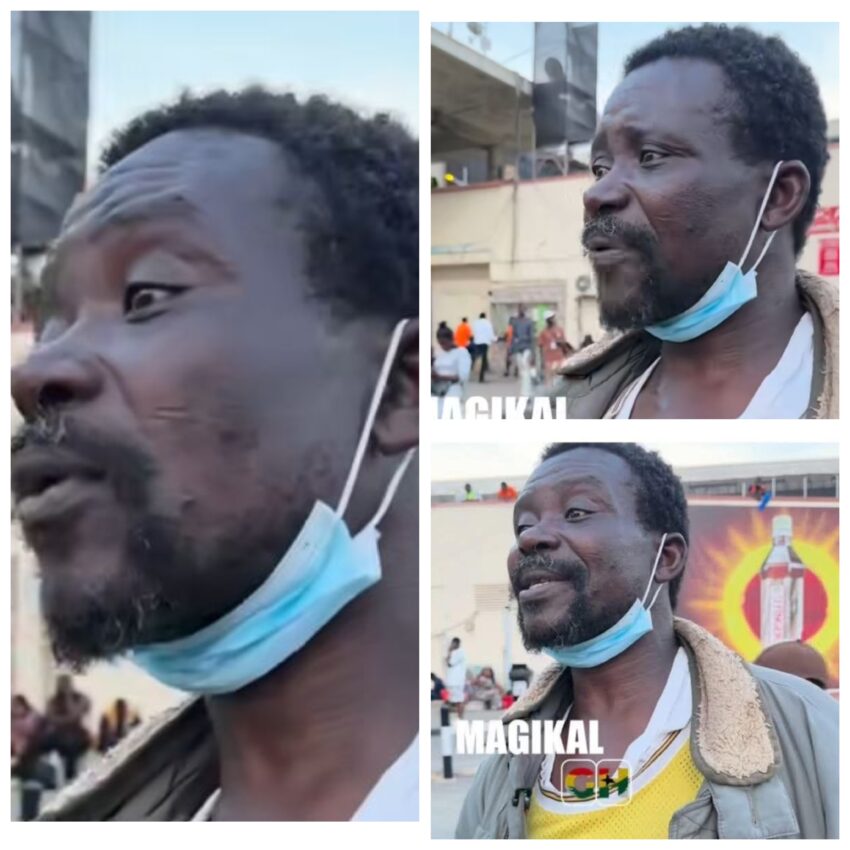 Ghanaian man speaking after returning home following reported xenophobic tensions in South Africa.