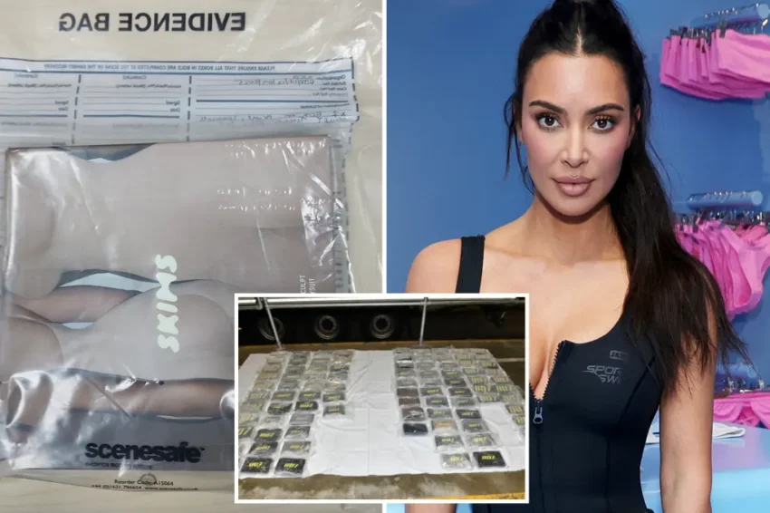 Border officers discover cocaine worth $8.4 million hidden inside a truck transporting SKIMS clothing shipments linked to Kim Kardashian’s brand.