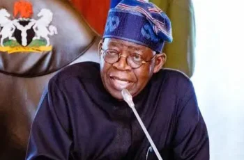 President Bola Tinubu during the APC presidential primary exercise ahead of the 2027 elections.