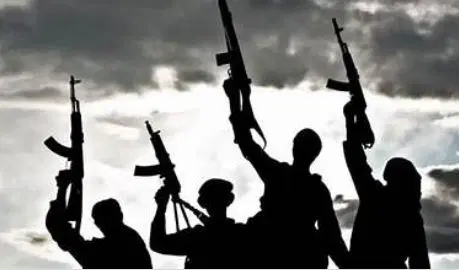 Security personnel in Nigeria amid international allegations involving insecurity and militia attacks.