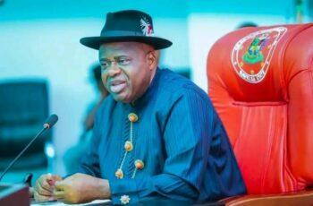 Governor Diri Sacks Entire Bayelsa United Squad After Club Suffers Relegation Bayelsa United players react after the club's relegation from the NPFL.