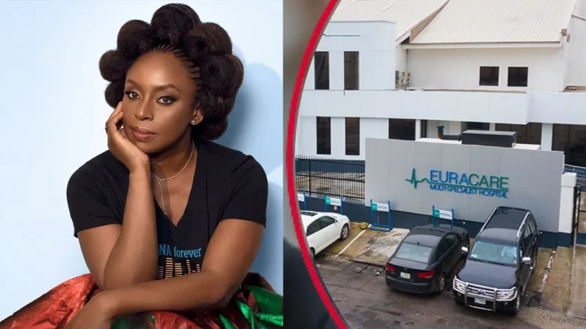 Lagos State High Court building where proceedings relating to the coroner’s inquest into the death of Chimamanda Adichie’s son were suspended.