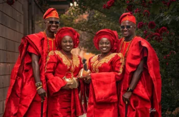 Nigerian Twin Sisters Marry Twin Brothers, Sparking Reactions Online Nigerian twin sisters who married twin brothers in a unique wedding story attracting online attention.
