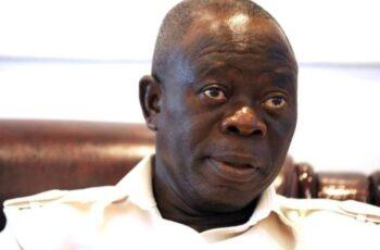 Senator Adams Oshiomhole during a Senate session discussing NNPCL investigations.