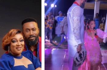 Throwback Video of Peggy Ovire Praising Frederick Leonard Resurfaces Amid Divorce Controversy Peggy Ovire speaking about Frederick Leonard in a resurfaced wedding video that has sparked reactions online.