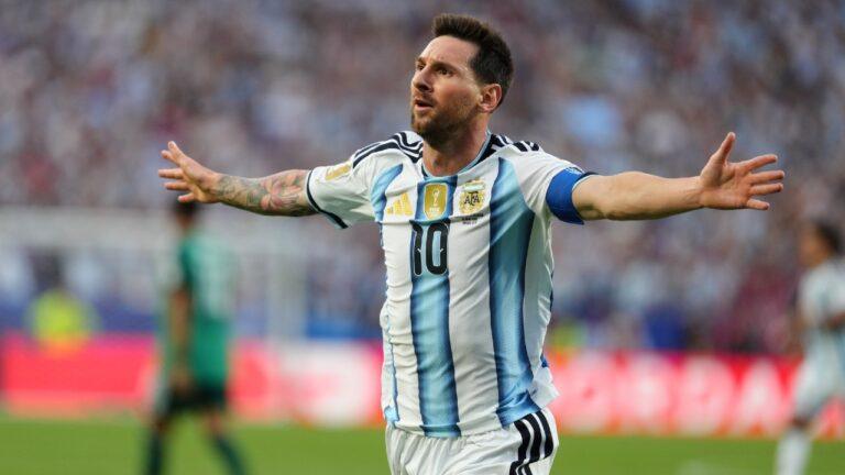 Brazil legend Ronaldo Nazário praises Lionel Messi after historic World Cup goals record.