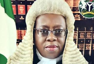 Chief Justice of Nigeria Justice Kudirat Kekere-Ekun delivering guidance on judicial ethics to newly appointed judges.