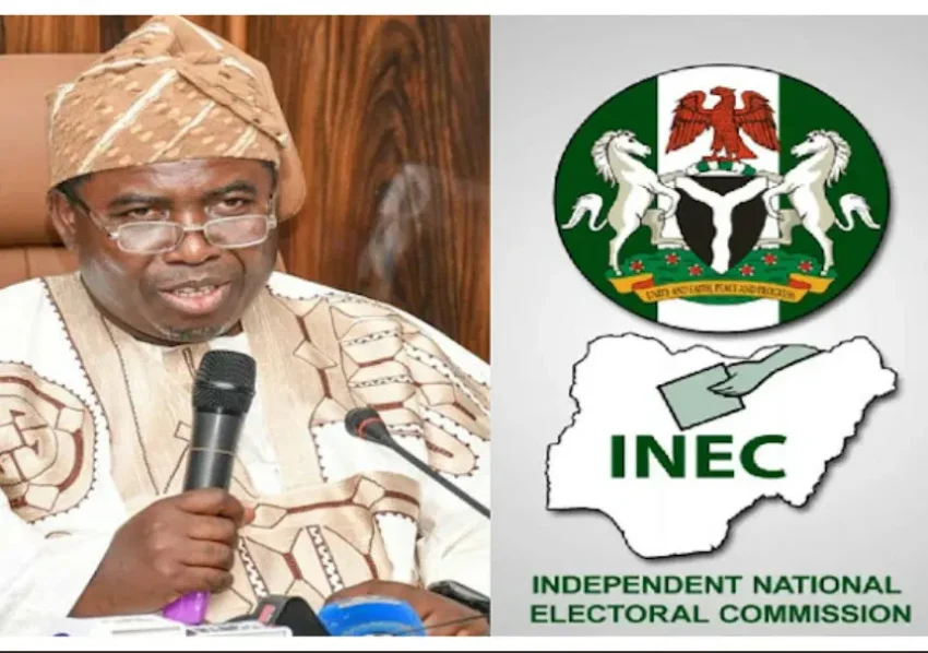 INEC officials demonstrating BVAS technology ahead of preparations for Nigeria's 2027 general election.