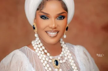 Nollywood actress Iyabo Ojo speaking during an interview on The Morayo Show about relationships, beauty and her personal life.