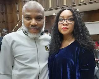 Nnamdi Kanu during a public appearance. A viral X post has made unverified claims about his marriage.