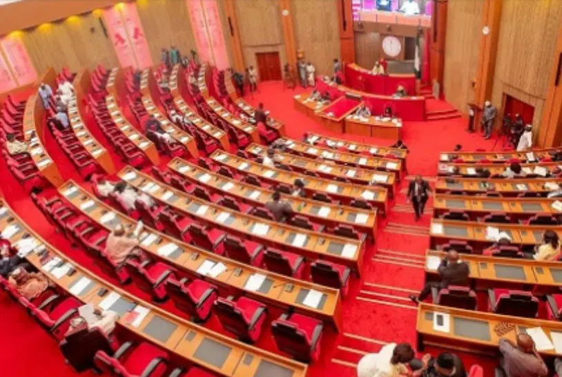 Nigerian Senate during plenary where lawmakers declined a motion seeking an investigation into the PFIPC budget allocation.