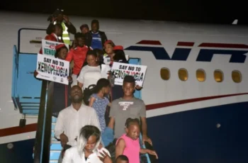 FG Seeks Compensation for Nigerians' Abandoned Properties as South Africa Evacuation Continues Nigerian evacuees arrive home as the Federal Government seeks compensation for abandoned businesses and properties in South Africa.