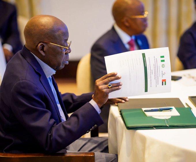 President Bola Tinubu during his working vacation in France